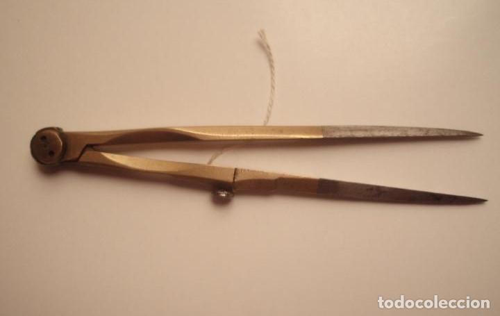 Antig&uuml;edades: COMP&Aacute;S DE PUNTAS, RECTO. SIGLO XIX. - Foto 2