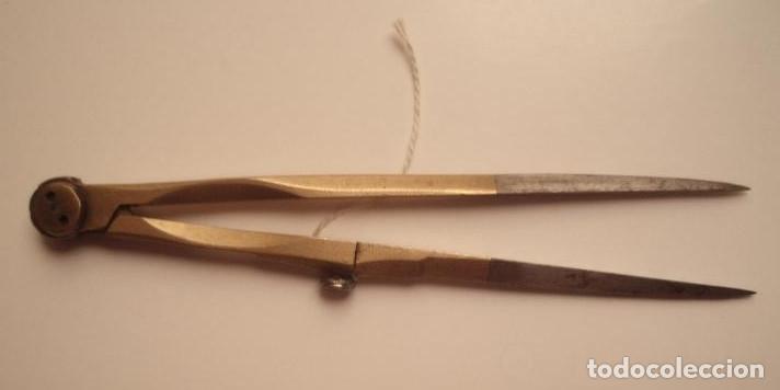 Antig&uuml;edades: COMP&Aacute;S DE PUNTAS, RECTO. SIGLO XIX. - Foto 3
