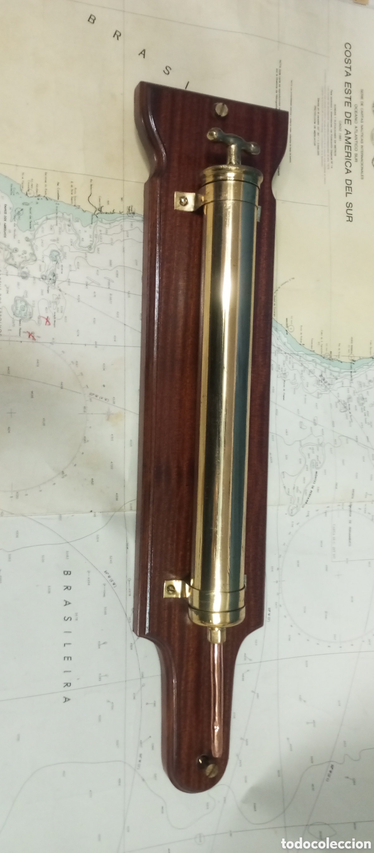 Antig&uuml;edades: Aceitera original de barco. XAXAN, bacaladero - Foto 4