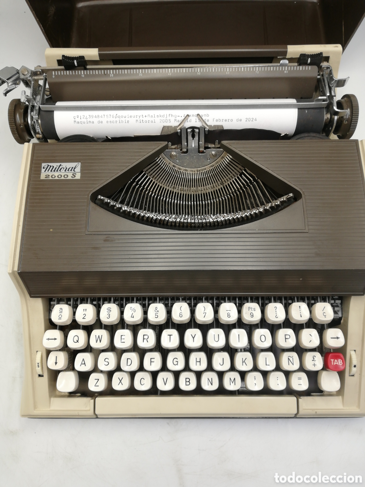 Antig&uuml;edades: M&aacute;quina de escribir Mitoral - Foto 2