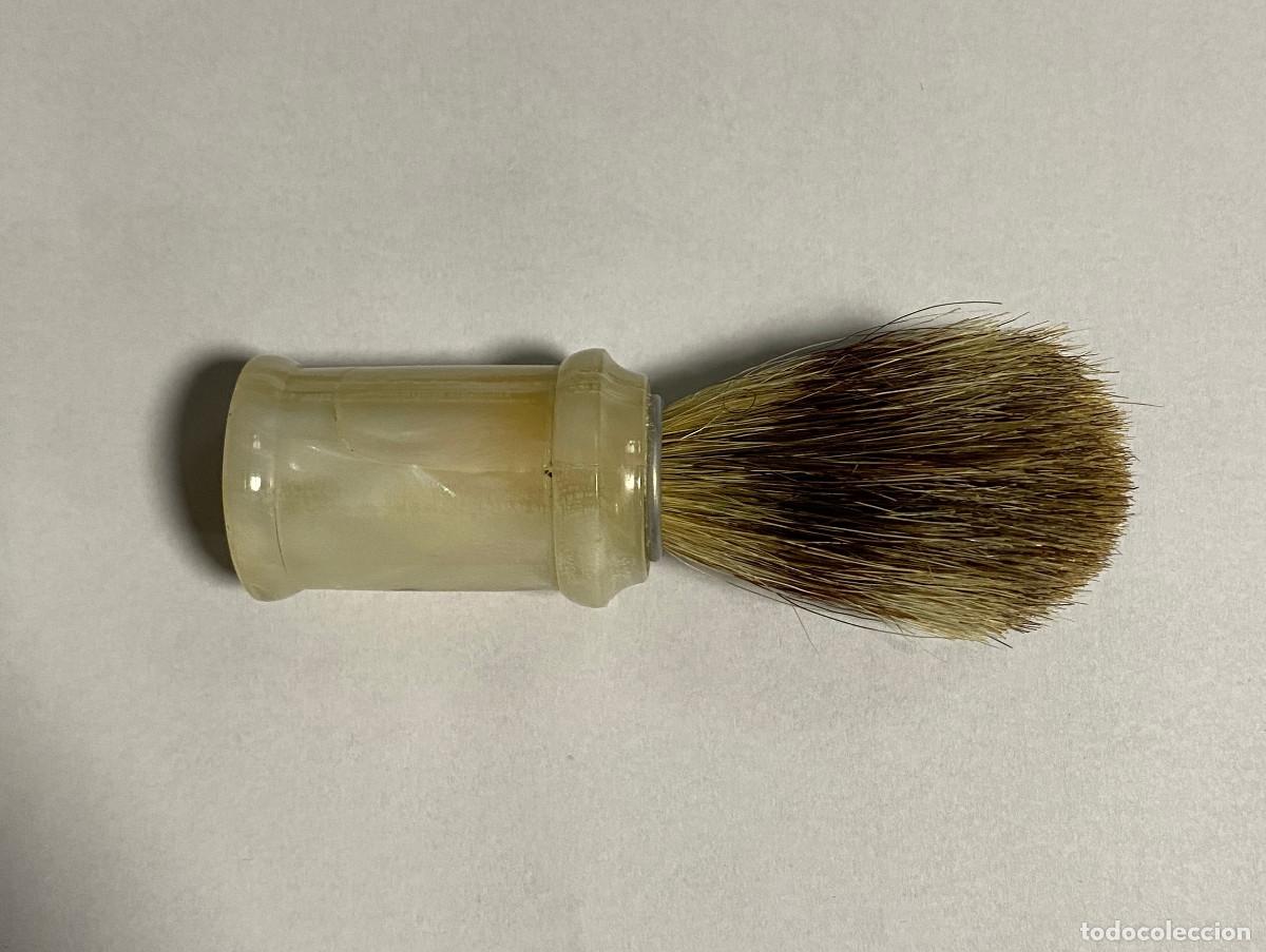 Antig&uuml;edades: BROCHA DE AFEITAR PELO NATURAL SIN USAR - Foto 2