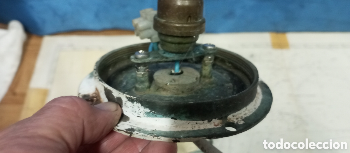 Antig&uuml;edades: Farol de barco original - Foto 7