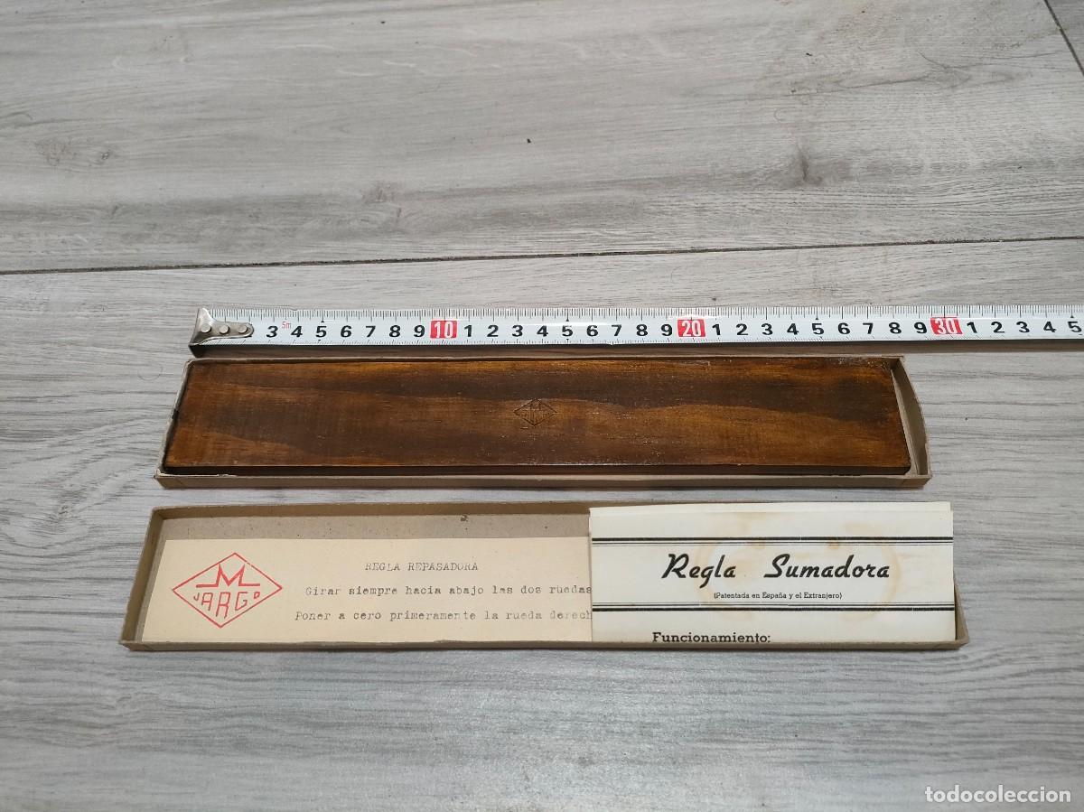 Antig&uuml;edades: REGLA REPASADORA - DE CALCULO - SUMADORA - Foto 5