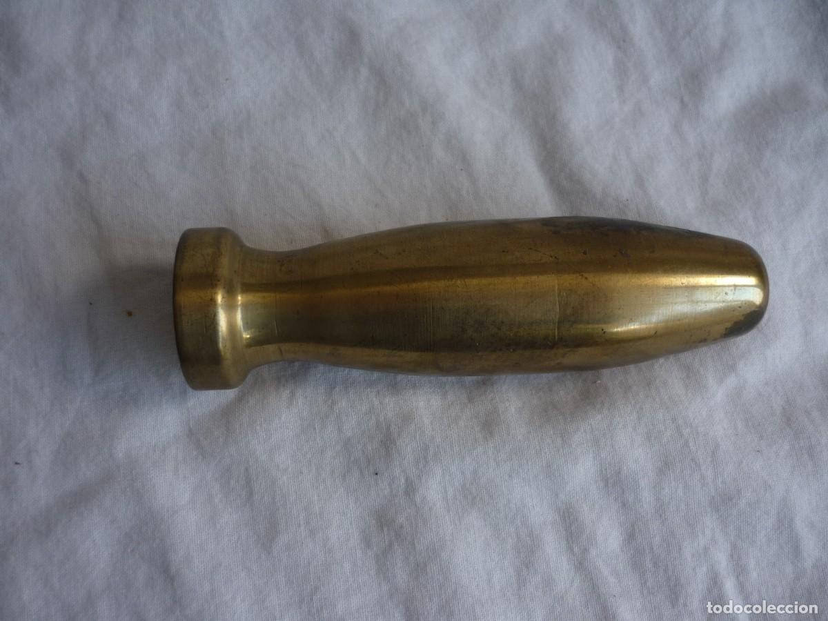Antig&uuml;edades: Mango de bronce macizo con rosca para tornillo - Foto 3