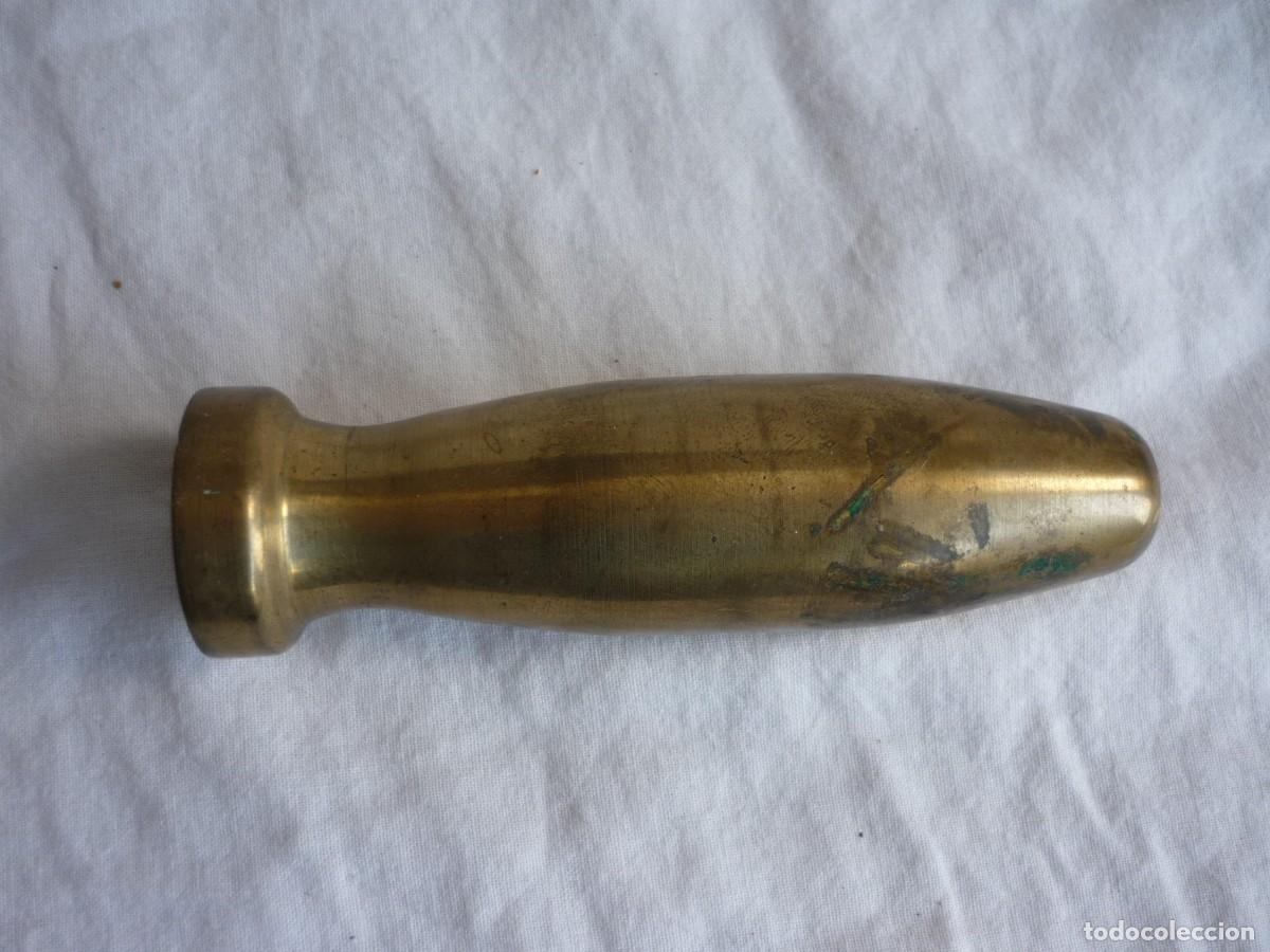 Antig&uuml;edades: Mango de bronce macizo con rosca para tornillo - Foto 4