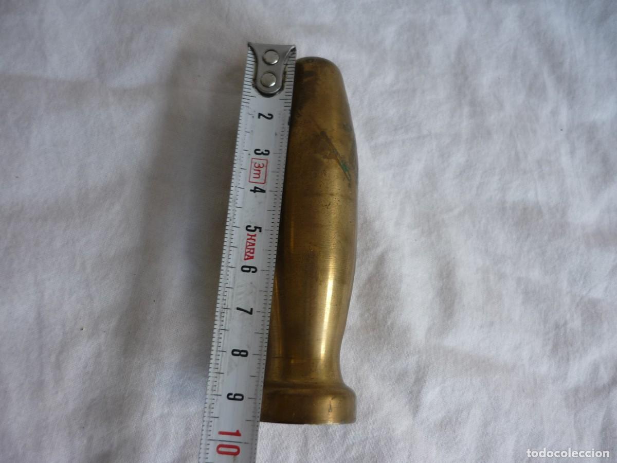 Antig&uuml;edades: Mango de bronce macizo con rosca para tornillo - Foto 7