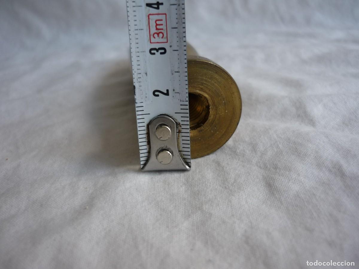 Antig&uuml;edades: Mango de bronce macizo con rosca para tornillo - Foto 8