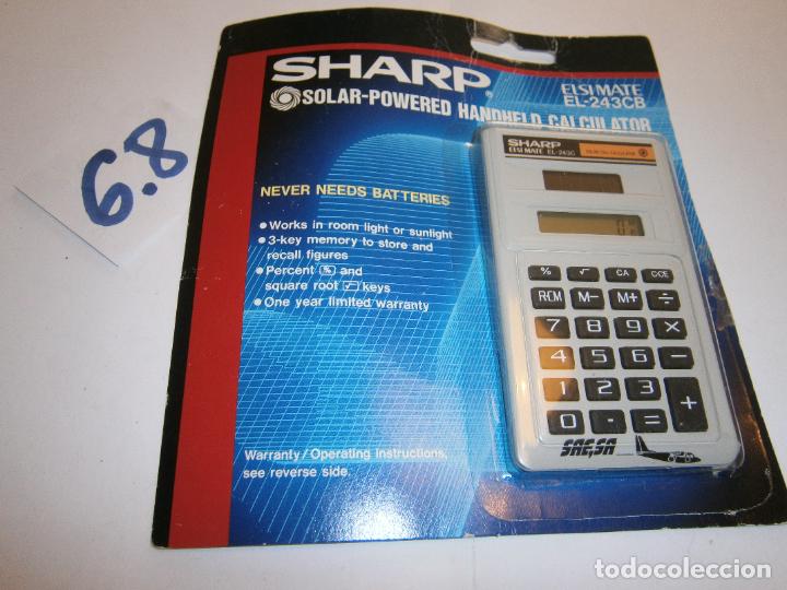Antig&uuml;edades: ANTIGUA CALCULADORA SHARP EN BLISTER - Foto 1