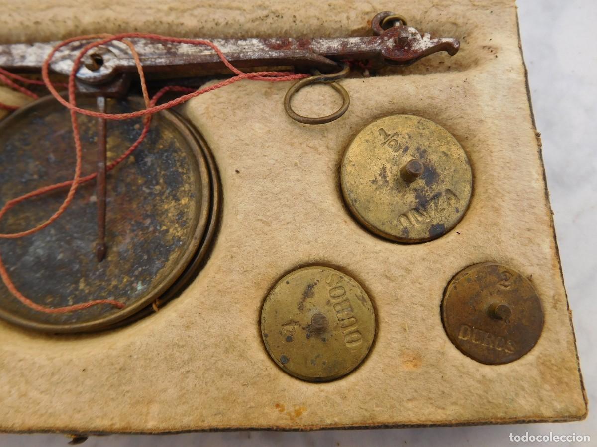 Antig&uuml;edades: Balanza antigua con pesas - Foto 3