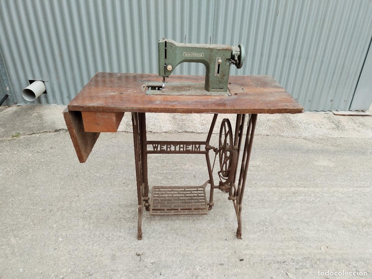 Antig&uuml;edades: maquina de coser wertheim - Foto 4