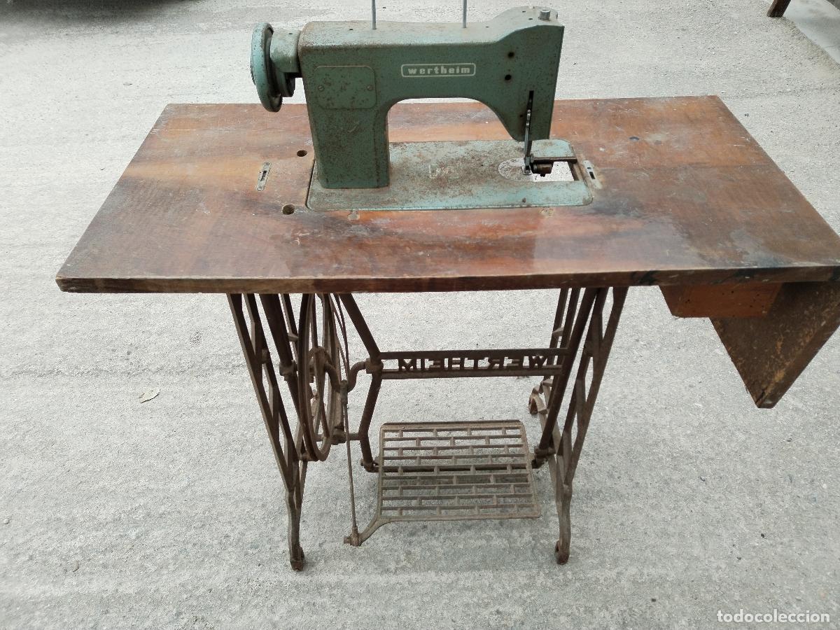 Antig&uuml;edades: maquina de coser wertheim - Foto 5