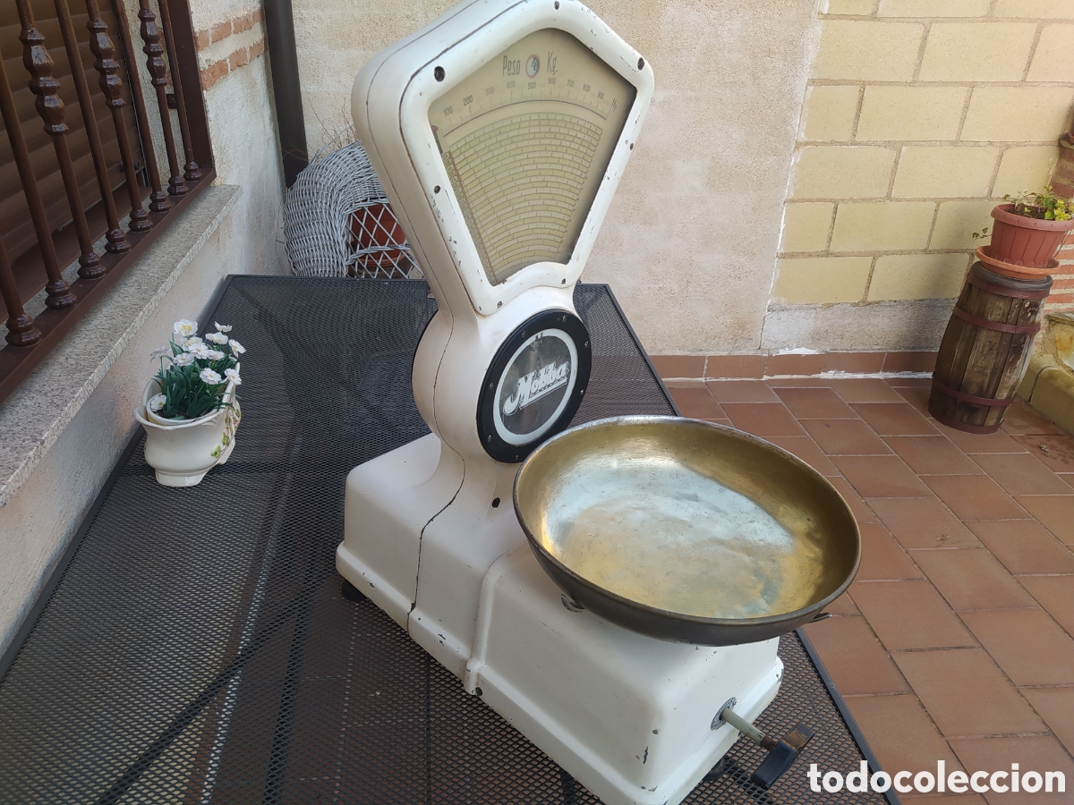 Antig&uuml;edades: Bascula balanza MOBBA comercio ultramarinos - Foto 14
