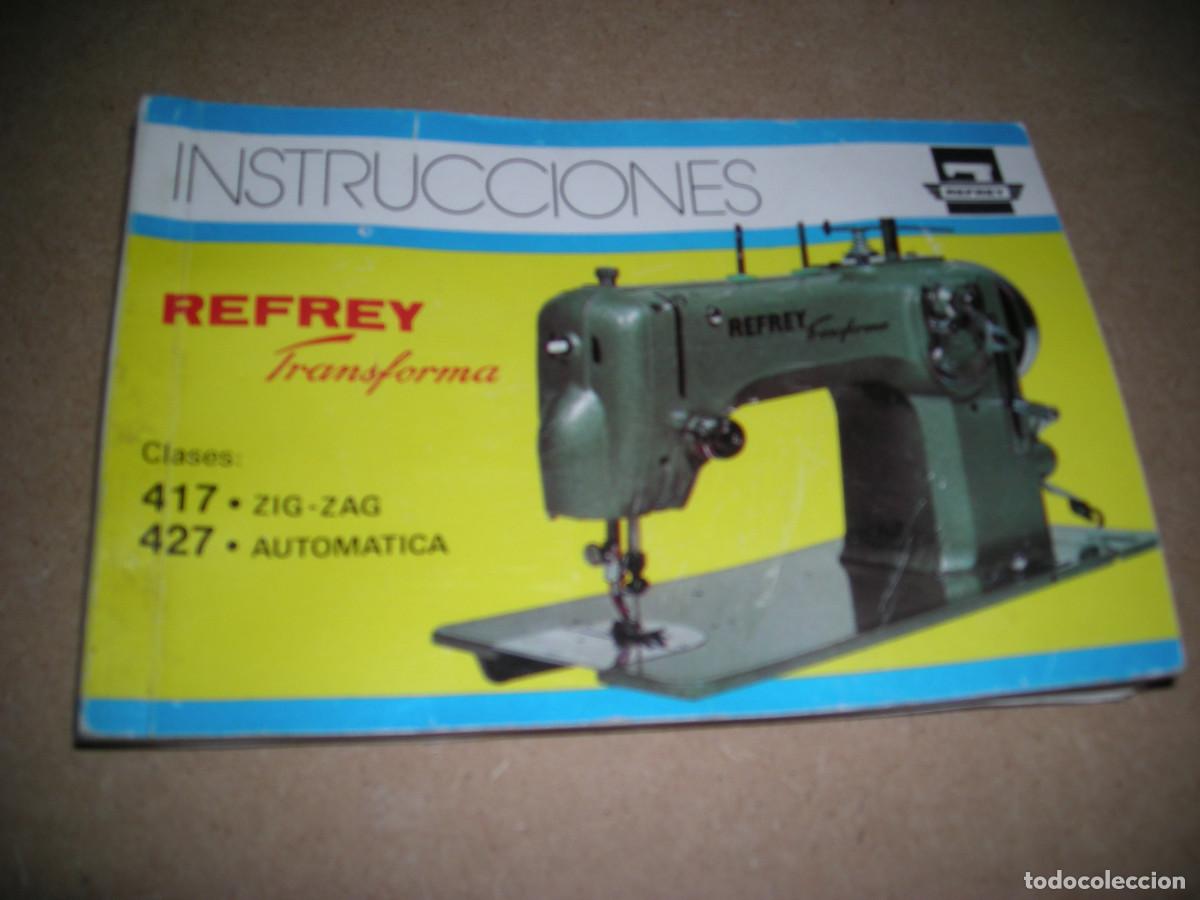 Loal - Mueble para máquina de coser Refrey 417, la refrey 417 es de la  familia de la refrey transforma y se diferencia de la 427 que no tiene el  suplente para