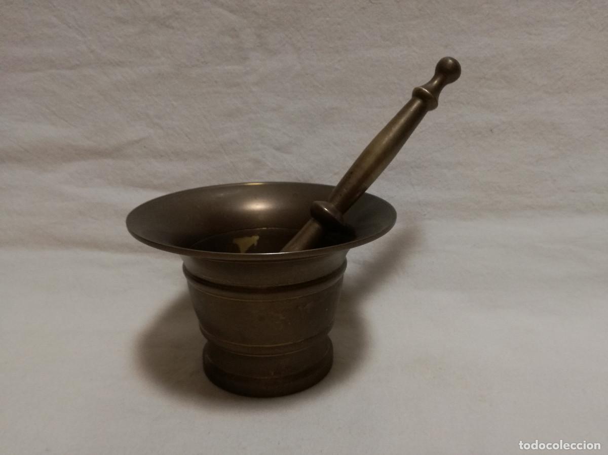 Antig&uuml;edades: ALMIREZ O MORTERO DE BRONCE / LATON - Foto 2