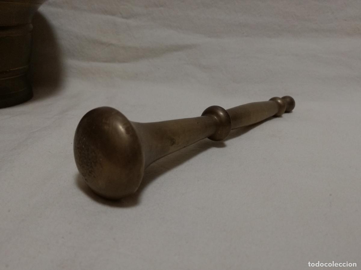 Antig&uuml;edades: ALMIREZ O MORTERO DE BRONCE / LATON - Foto 4