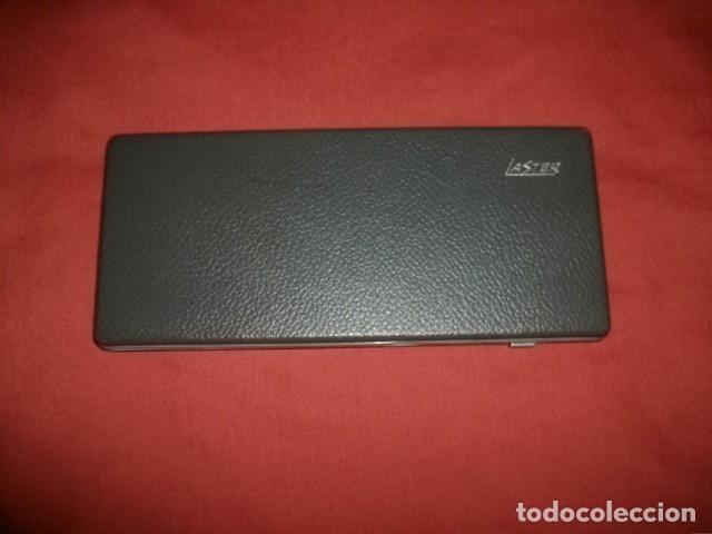 Antig&uuml;edades: CAJA DE COMP&Aacute;S COMPASES LASTER 13 PIEZAS - Foto 2