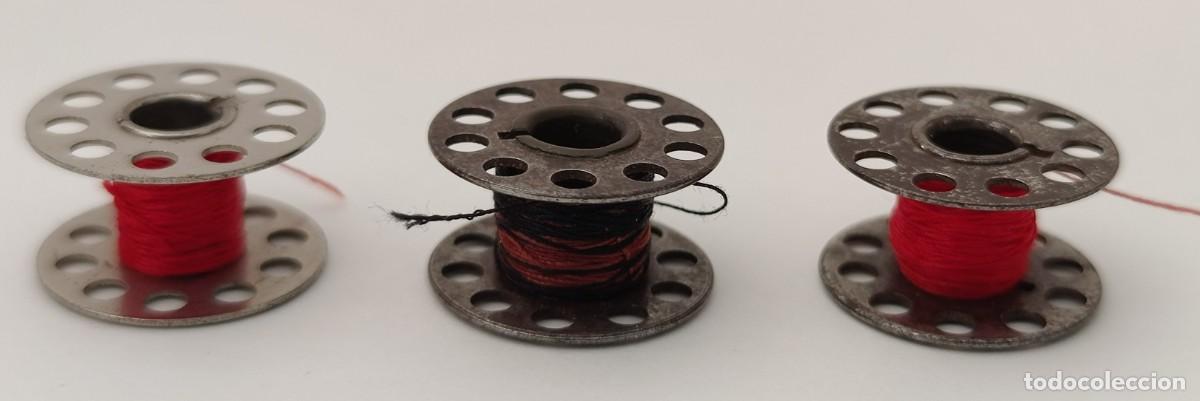 Antig&uuml;edades: Canillas Maquina de Coser - Foto 1