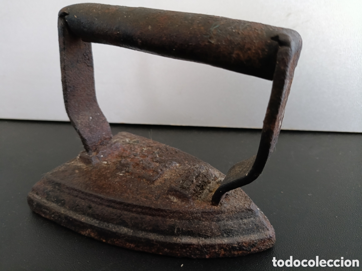 Antig&uuml;edades: Antigua plancha de hierro - Foto 2
