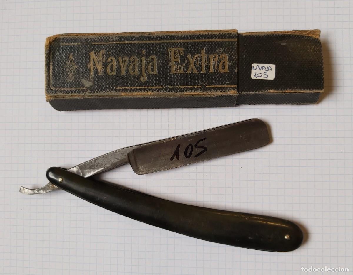Antig&uuml;edades: Navaja de afeitar, marcada - Foto 1