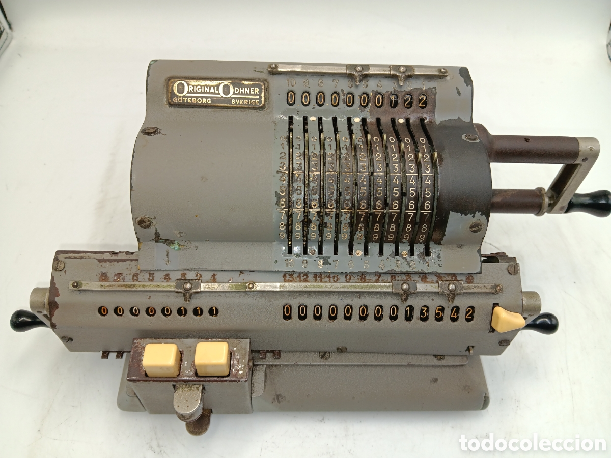Antig&uuml;edades: M&aacute;quina de Calcular Original Odhner - Foto 3