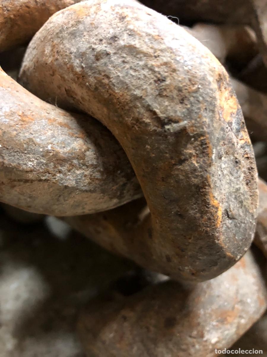 Antig&uuml;edades: Antigua CADENA artesanal de anclaje de barco - Foto 5