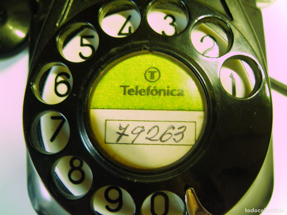 Tel&eacute;fonos: Telefono de baquelita negro - Foto 1