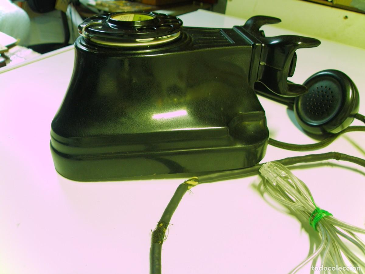 Tel&eacute;fonos: Telefono de baquelita negro - Foto 5