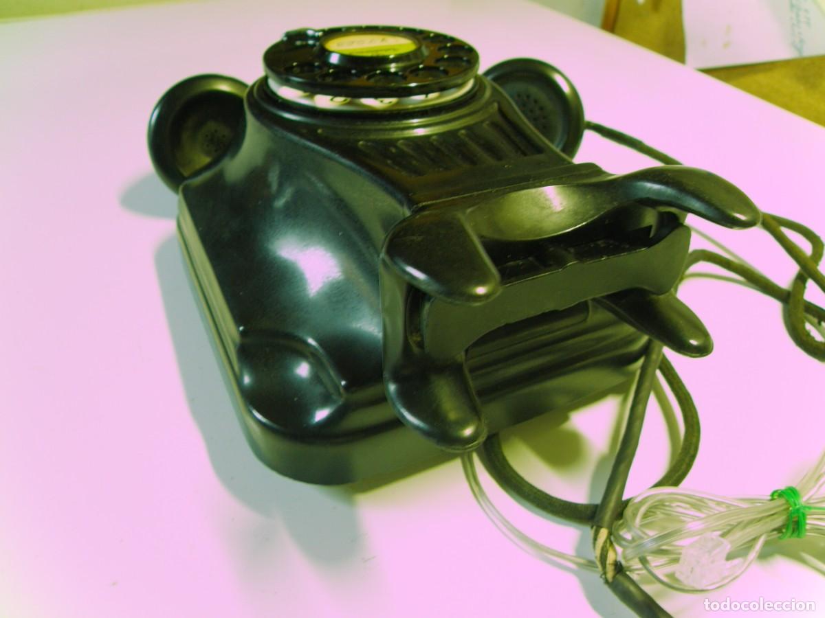 Tel&eacute;fonos: Telefono de baquelita negro - Foto 6