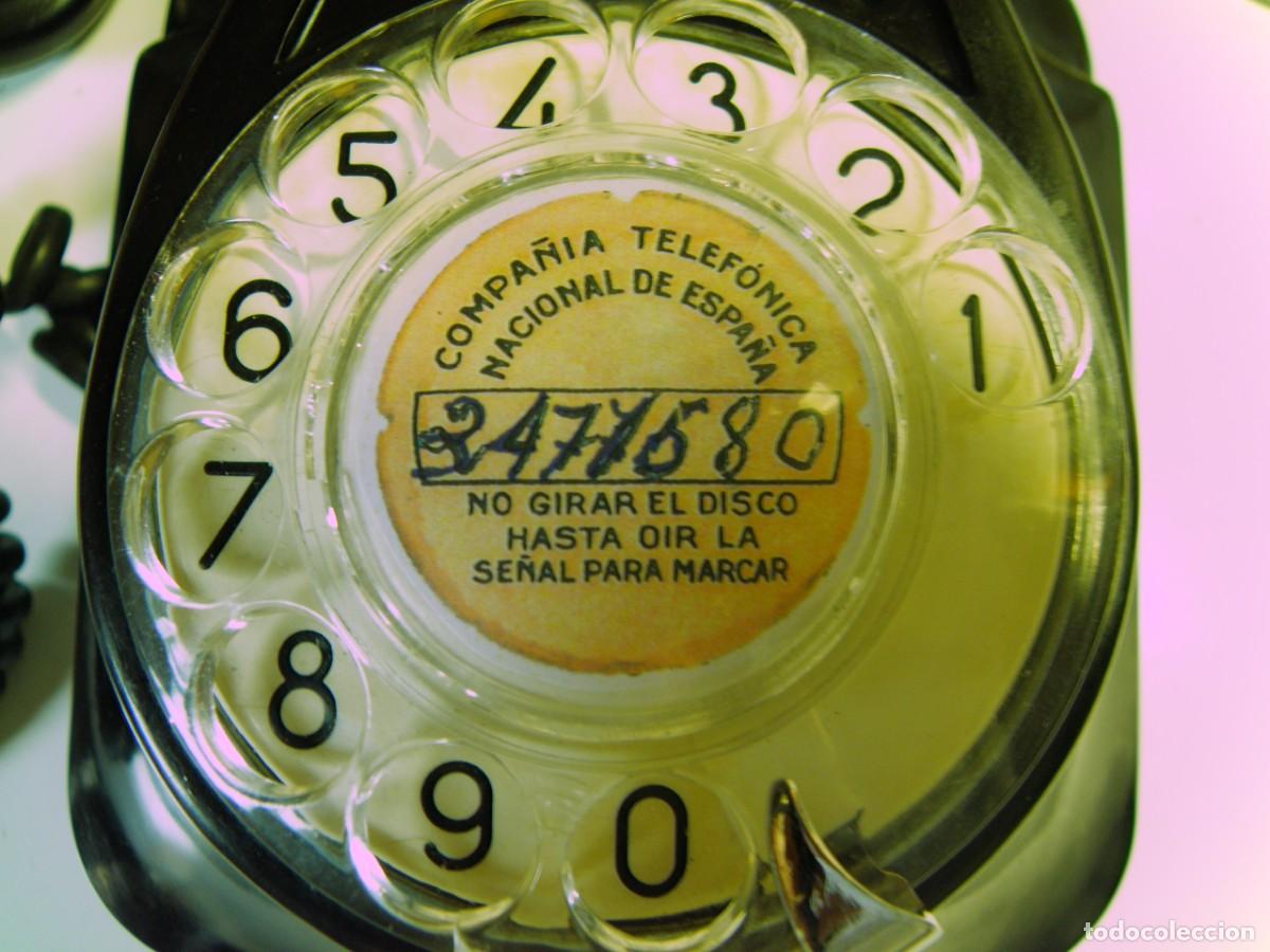Tel&eacute;fonos: Telefono de baquelita negro - Foto 1