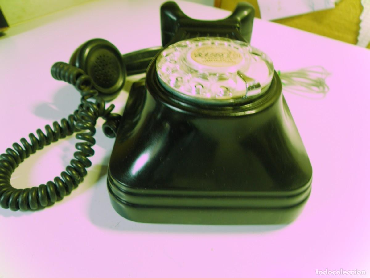 Tel&eacute;fonos: Telefono de baquelita negro - Foto 2
