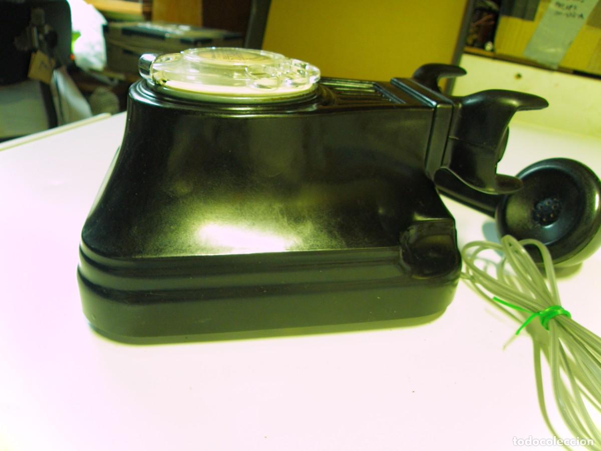 Tel&eacute;fonos: Telefono de baquelita negro - Foto 4