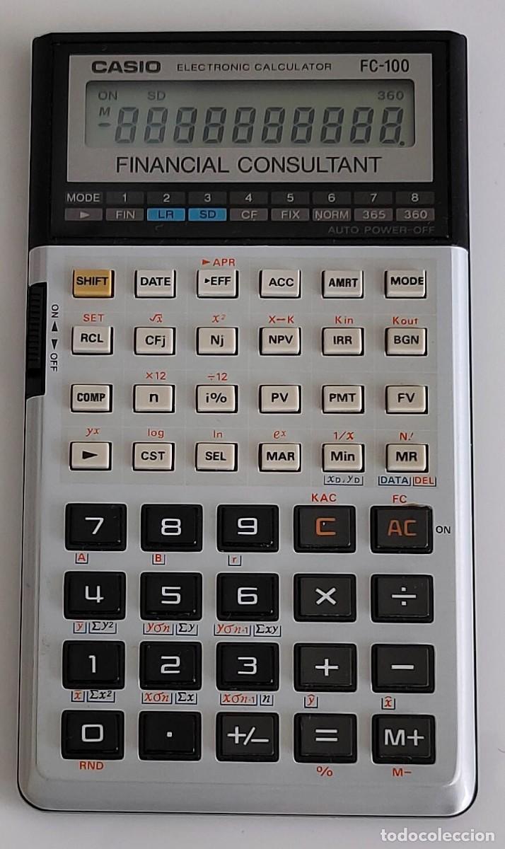 Antig&uuml;edades: Calculadora Casio FC-100 - Foto 2