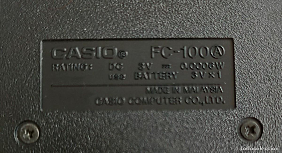 Antig&uuml;edades: Calculadora Casio FC-100 - Foto 4