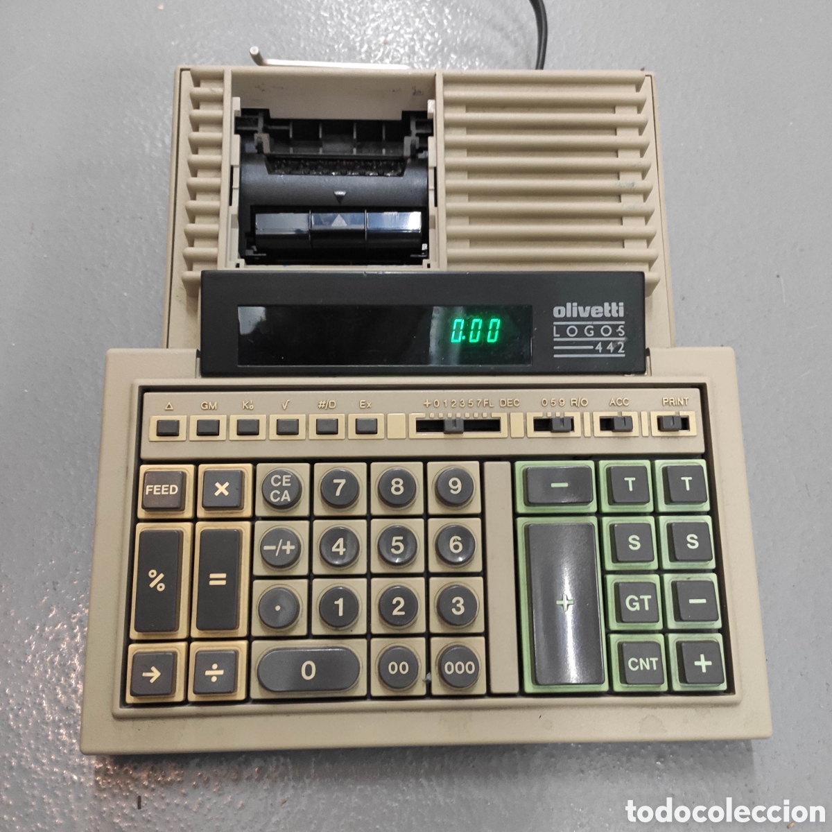 Antig&uuml;edades: CALCULADORA REGISTRADORA OLIVETTI LOGOS 442 - Foto 1