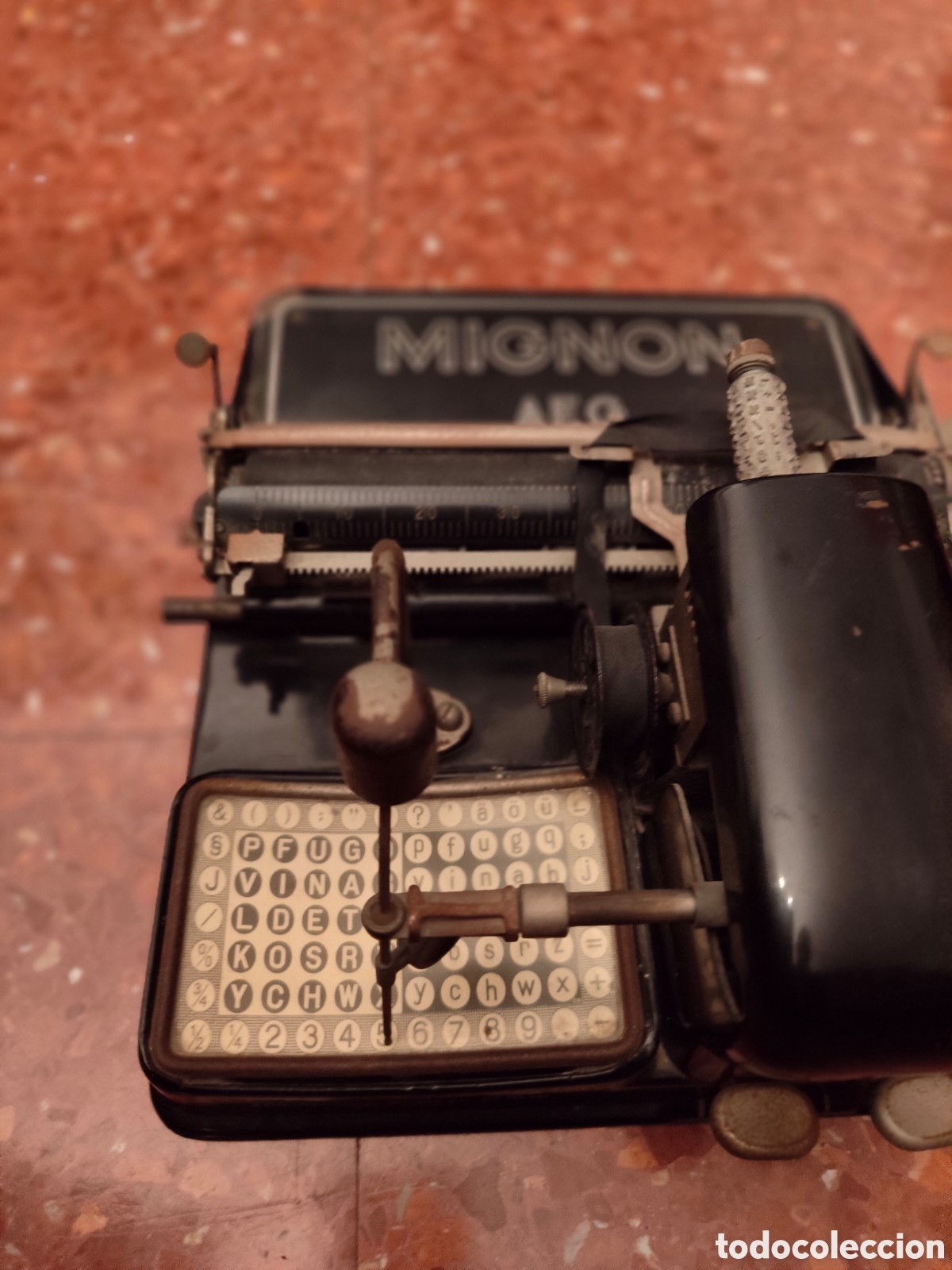 Antig&uuml;edades: MAQUINA ESCRIBIR MIGNON N4 - Foto 4
