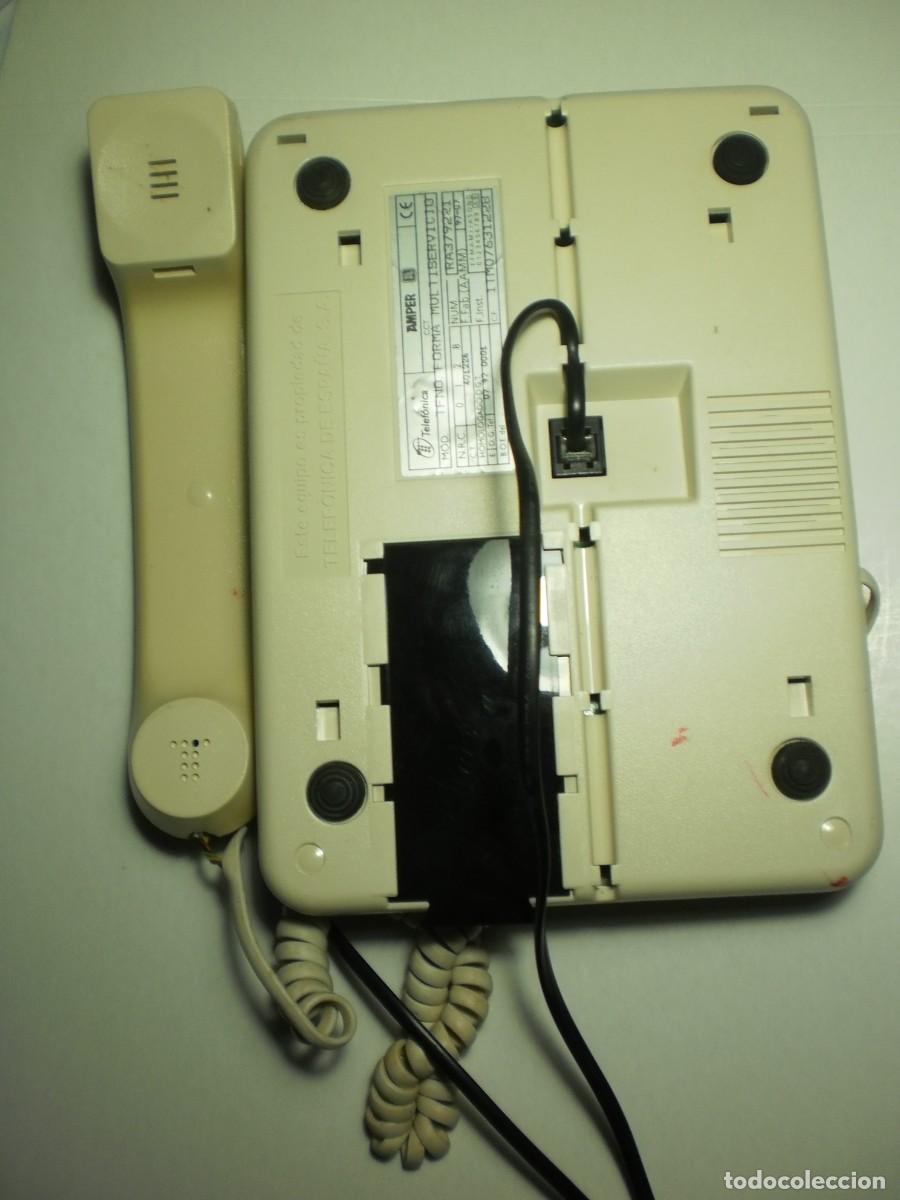 Tel&eacute;fonos: tel&eacute;fono forma multiservicio telef&oacute;nica con cable conexi&oacute;n (no funciona) - Foto 3