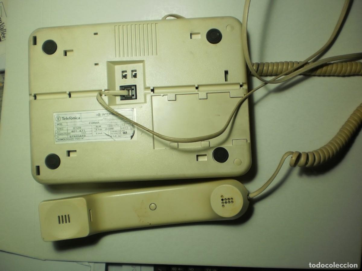Tel&eacute;fonos: tel&eacute;fono forma telef&oacute;nica en funcionamiento (buen estado) - Foto 3
