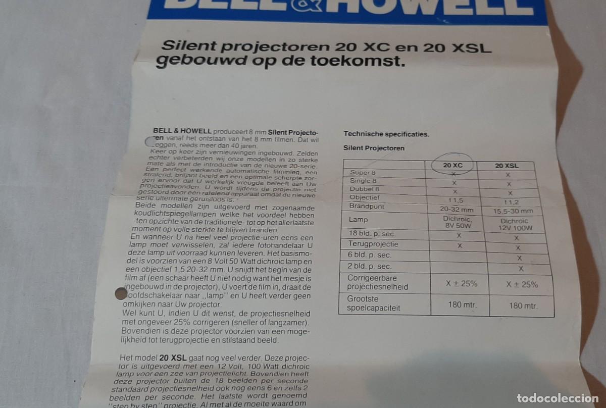 Antig&uuml;edades: Proyector Bell & Howell 20 XC - Foto 8