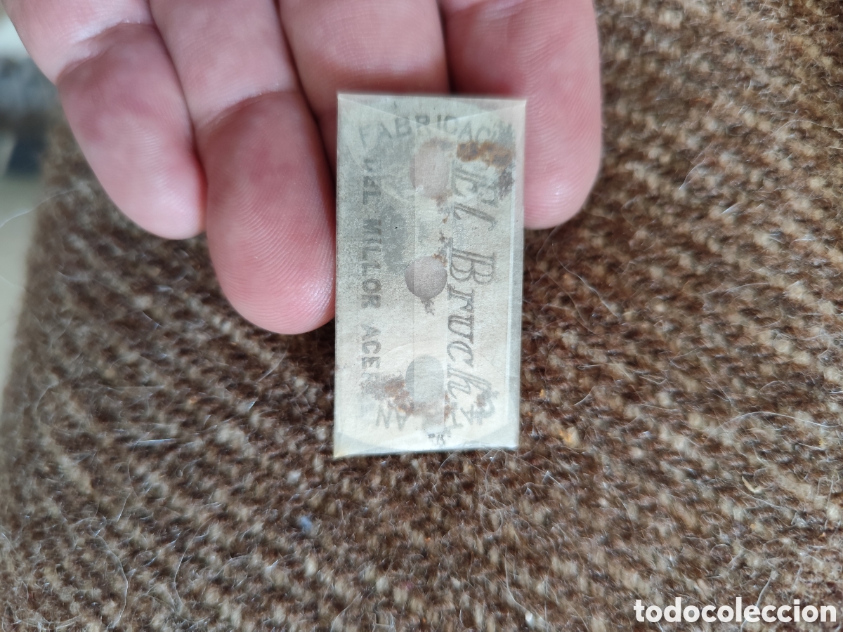 Antig&uuml;edades: Hojas de afeitar &rdquo;El Bruc&rdquo; Catalu&ntilde;a - Foto 3