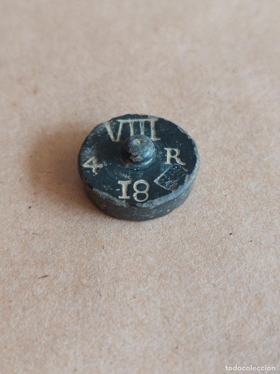 Antig&uuml;edades: Ponderal de 4 reales RODRIGUEZ - Foto 2