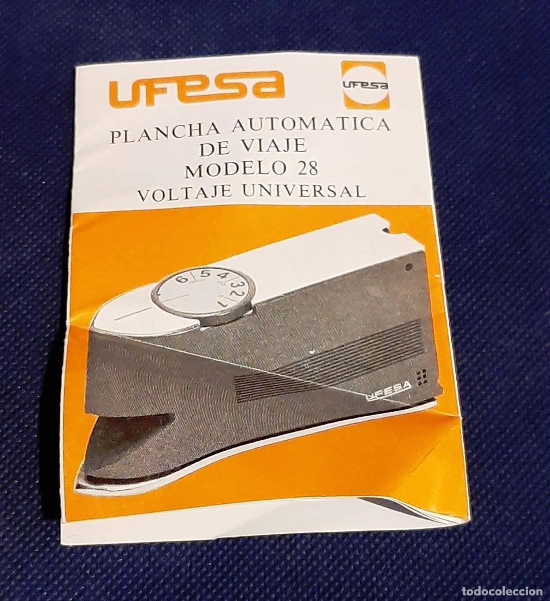 Antig&uuml;edades: Plancha de Viaje Ufesa Modelo 28 - Foto 7