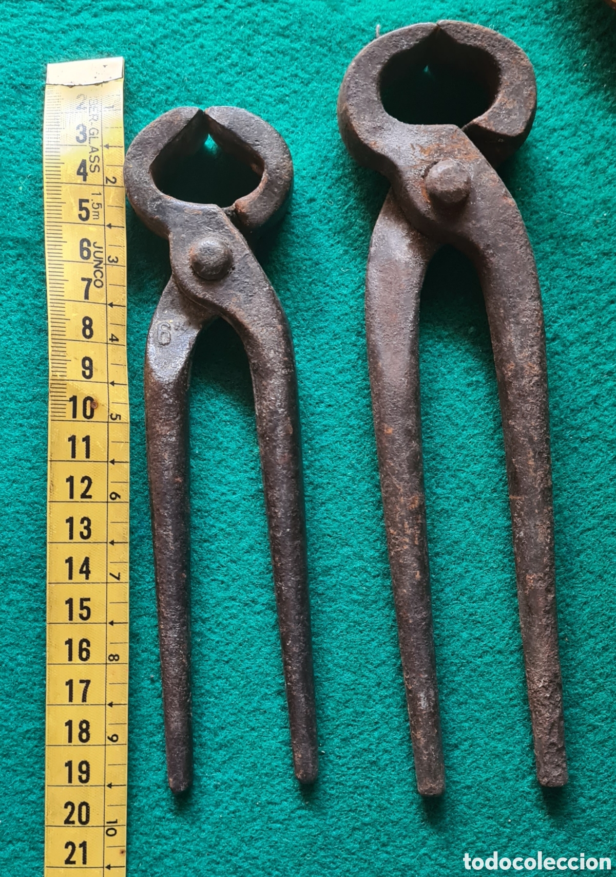 Antig&uuml;edades: Lote de 14 herramientas antiguas. - Foto 11