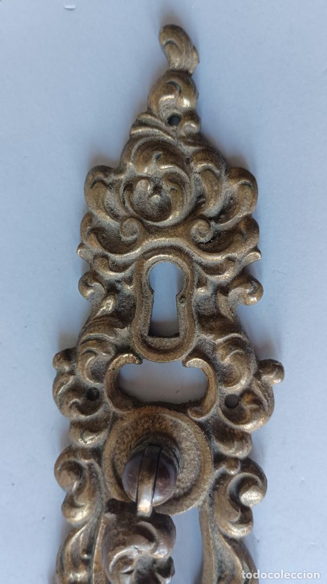 Antig&uuml;edades: ANTIGUO TIRADOR BRONCE, R113 - Foto 3
