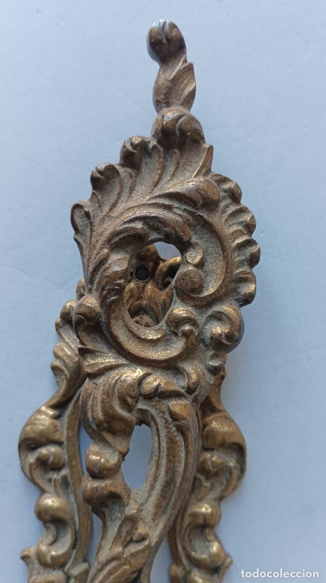 Antig&uuml;edades: ANTIGUO TIRADOR BRONCE, R113 - Foto 4