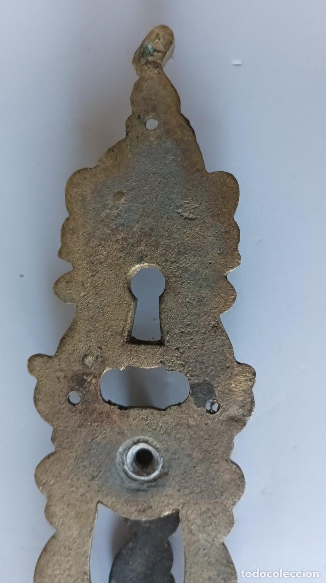 Antig&uuml;edades: ANTIGUO TIRADOR BRONCE, R113 - Foto 9