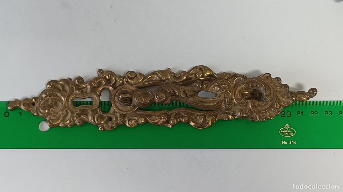 Antig&uuml;edades: ANTIGUO TIRADOR BRONCE, R113 - Foto 12