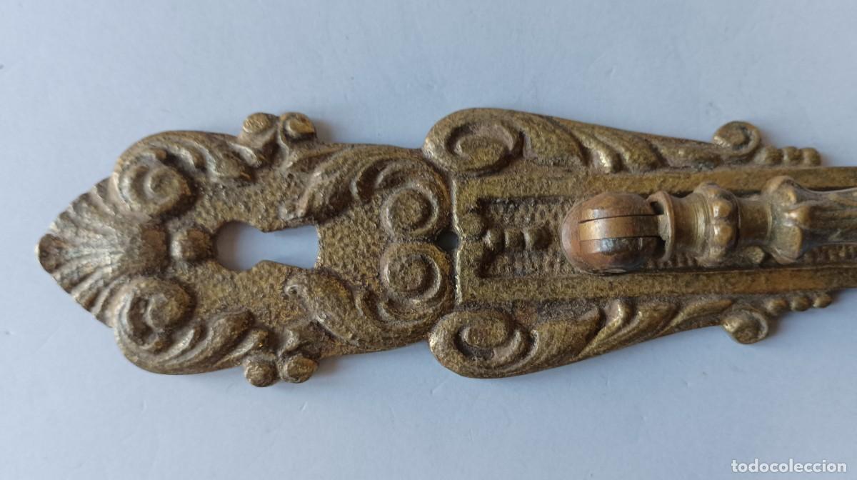 Antig&uuml;edades: ANTIGUO TIRADOR BRONCE, R114 - Foto 4