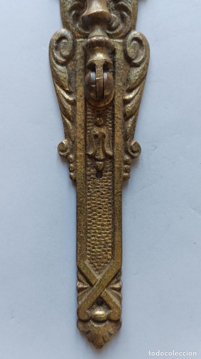 Antig&uuml;edades: ANTIGUO TIRADOR BRONCE, R114 - Foto 6