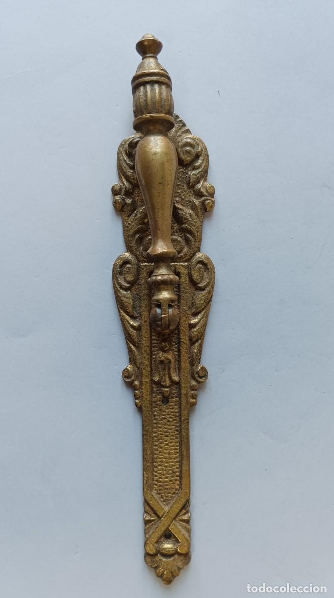 Antig&uuml;edades: ANTIGUO TIRADOR BRONCE, R114 - Foto 7