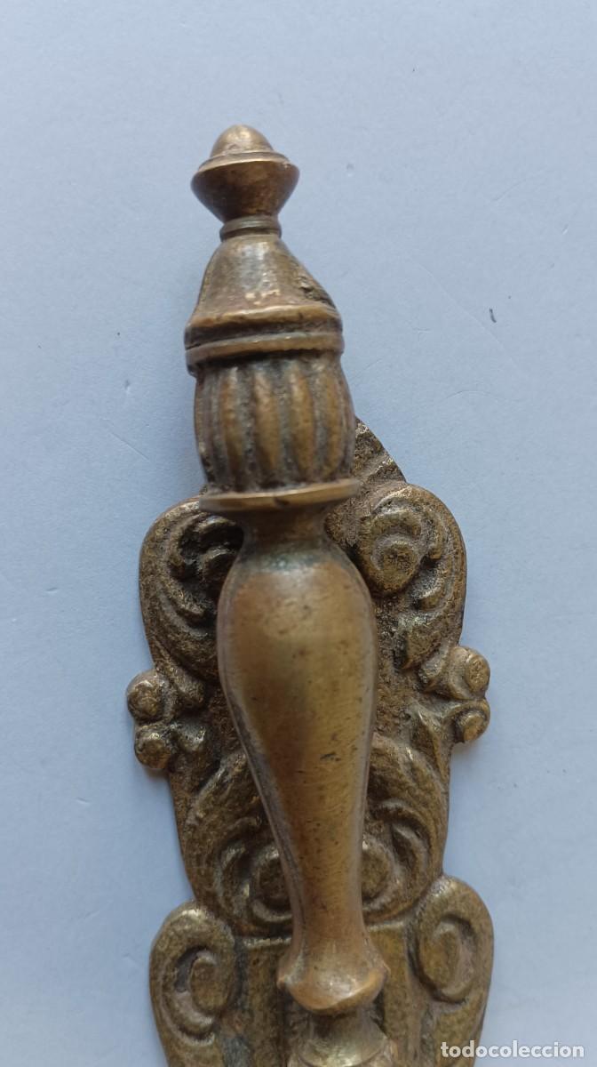 Antig&uuml;edades: ANTIGUO TIRADOR BRONCE, R114 - Foto 8